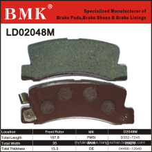 Wear Resistant Brake Pads (D2048M)